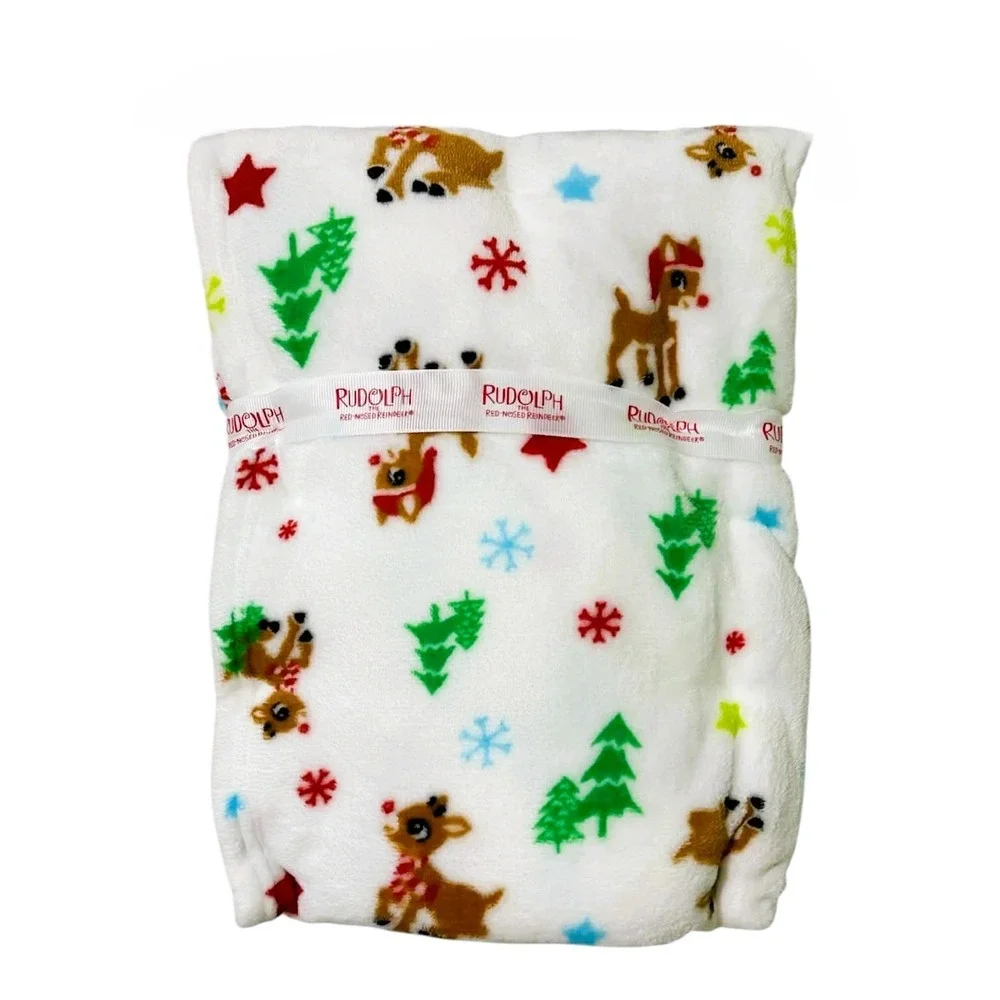 Rudolph 1st Christmas Blanket and Rudolph Plush Gift Set 30